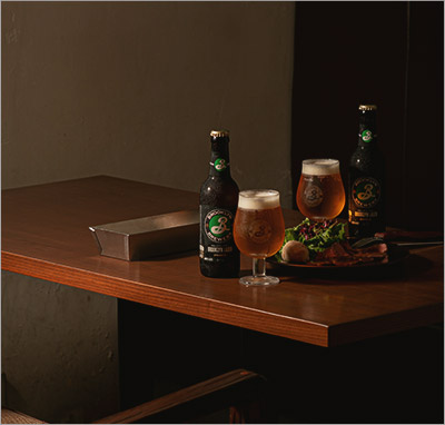 ビールと料理